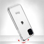 Wholesale iPhone 11 (6.1in) Crystal Clear Transparent Hard Case with Bumper Corner (Clear)